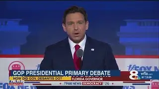 Gov. DeSantis&rsquo; target claims miss their mark in GOP primary debate