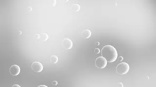Bubbles abstract | gray background | 4k