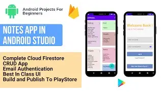Notes app in android studio | android app projects for beginners | android app project