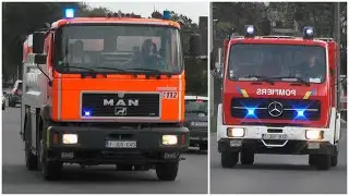 [GROTE BRAND] Veel brandweer met spoed naar brand in afvalverwerkingsbedrijf Moeskroen België! (358)