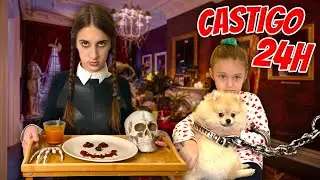 Aurora SI CREDE MERCOLEDÌ della FAMIGLIA ADDAMS e METTE in CASTIGO Ludovica per 24 ORE