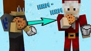 САНТА-КЛАУС ХОЧЕТ ПЕЧЕНЬКИ С МОЛОКОМ В МАЙНКРАФТЕ Minecraft Santa Says Mini-Game