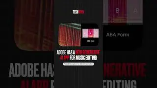 Adobe new Generative AI for Music Editing!🔥 #adobe #musicediting #generativeai #ai