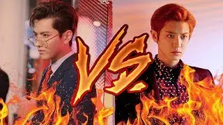 EXO CHANYEOL VS KRIS WU (RAP BATTLE  2017)