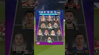 TEAM OF THE UCL GS According To Score 90! #edit #football #shortsfeed #ucl