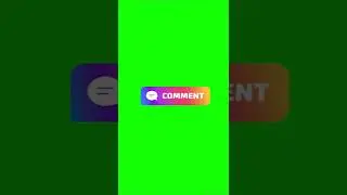 Comment Button Green Screen #green_screen #rgb #vfx