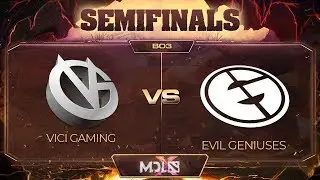 Vici Gaming vs Evil Geniuses Game 1 - MDL Chengdu Major: Semifinals