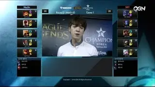 NJE vs SKT Game 1 Highlights - NAJIN E-MFIRE vs SK TELECOM T1 - Week 14 LCK Champions Korea Summer