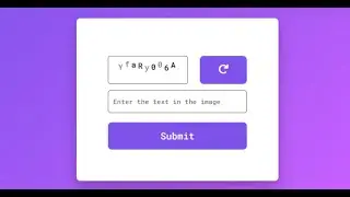 Recaptcha Code Generator Using JavaScript HTML CSS & JavaScript