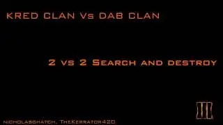 KRED CLAN vs  DAB CLAN Black Ops 3