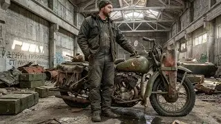 A 1943 Harley-Davidson WLA was found in an abandoned shed in Belgium for 81 years