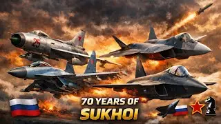 Sukhoi Fighter Jets Evolution (1955&ndash;2025) &mdash; From Su-7 to Su-57 & Su-75 Checkmate ✈️🔥🇷🇺