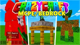 The BEST CrazyCraft Modpack for Minecraft Pocket Edition/Bedrock 1.20 (MCPE, Xbox, PC, Switch, PS4)