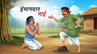 ईमानदार भाई | IMAANDAR BHAI | HINDI KAHANIYA | CARTOON STORY | HINDI STORIES