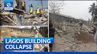 3-Storey Building Under Construction Collapses In Yaba