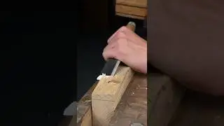 Double-purpose chisel and wooden mallet #wood #woodscraft #wooddesigner #woodworking #woodcarving