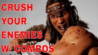 CONAN the Barbanian Combo Guide w/ Scorpion: CRUSH Your Enemies #mk1 #mortalkombat1