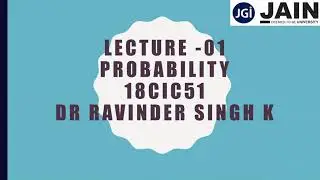 Probability Lecture 01