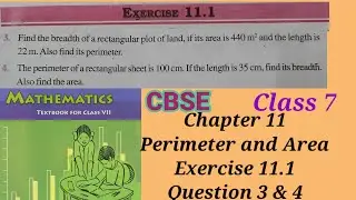CBSE class 7 Maths chapter 11 Exercise 11.1