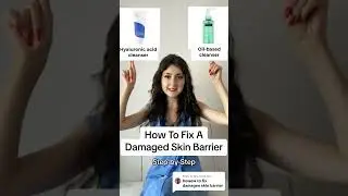 How to Repair Damaged Skin Barrier (Routine) #shorts #skinbarrier