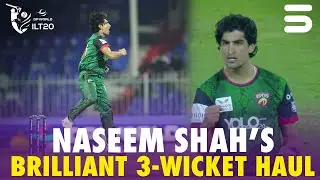 Naseem Shah’s 3 Wicket Haul 🔥🏏 | Sharjah Warriorz vs Desert Vipers | M 28 | DP World ILT20 | M3Y1J