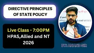 HPAS,Allied and NT 2026 || Polity Class 6 || Live Class at 7:00 PM || join Now