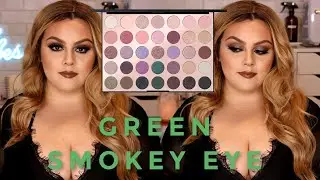 MORPHE 35C TUTORIAL GREEN SMOKEY EYE | BEGINNER FRIENDLY|