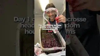 Using black cherries to dye a lacrosse head 🍒 #thestringshark #workofshark #lacrosse