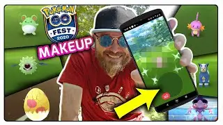 KLIKNĄŁEM SHINY MAJĄC 0 POKEBALLI NA GO FEST 2020 MAKEUP EVENT W POKEMON GO!