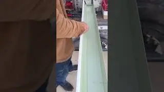 Introduction to handcut corners, for seamless k style rain gutters.