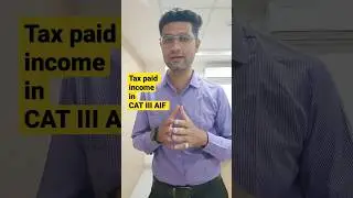 Category III AIF Taxation #aif #hedgefund #giftcity #shortvideo #pms #sebi #ifsca #giftsez #mf