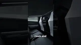 Внутри Cybertruck: разбор интерьера