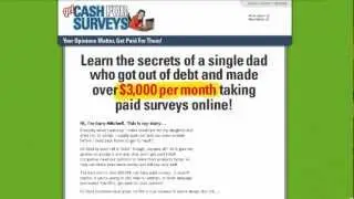 work from home jobs - how to get paid doing surveys