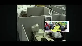 Maxi breaks a computer at work (meme)