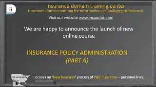 Insurance policy administration course