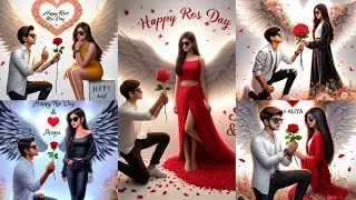 Rose Day Ai Photo Editing | Rose Day Ai Image Generator | Happy Rose Day Image ( Bing )