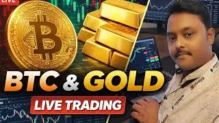 Live trading  / Xauusd  / 23 Jan Bitcoin #intraday #trading #crypto