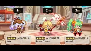 Trying out double crit Lucy!|Arena 18/7|Guardian Tales