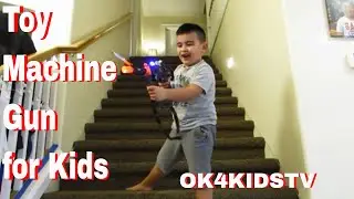 Toy Unboxing Toy Blaster Machine Gun| Blaster Machine Gun for Kids with lights & sound effects