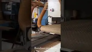 Cuting and Sanding Bamboo Sheets -  ZHUART Thermo Bamboo Production