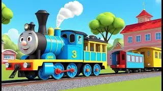 Old Mac Had a Train Station | Funny and Fun Kids Nursery Rhyme Animation