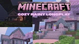 Minecraft Relaxing Longplay - Cherry Grove And Cozy Gameplay (No Commentary)
