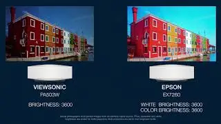 ViewSonic PA503W vs Epson EX7260