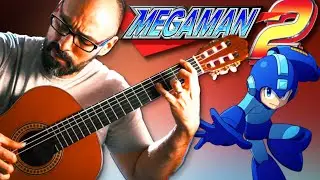 MEGAMAN 2 - CRASH MAN on SOLO GUITAR (Tabs available!)