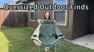 Amazon Must-Have: Oversized Camping Chair for Adults | 400lb Capacity, Padded Comfort & Storage!