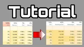 Problem mit zu hoher CPU, RAM oder Festplatten Auslastung beheben [Deutsch] [Full-HD]