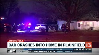 Car Crashes into Home in Plainfield
