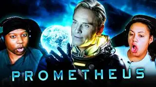 PROMETHEUS (2012) MOVIE REACTION!! THEY DON'T QUARANTINE IN SPACE!
