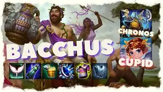 Smite Ranked Joust S3 Map Bacchus Gameplay | New map makes Bacchus belly flop OP!