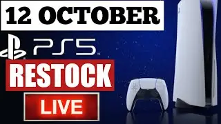 12 October PS5 Restock Live | Let's Book Your PS5 | PS5 Buy link in Description #ps5#restock